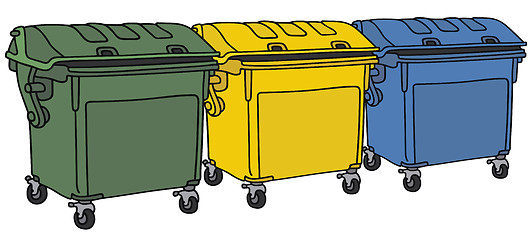 Image showing Recycling containers