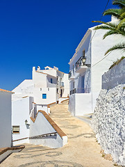 Image showing White houses and blue sky of Andalusia