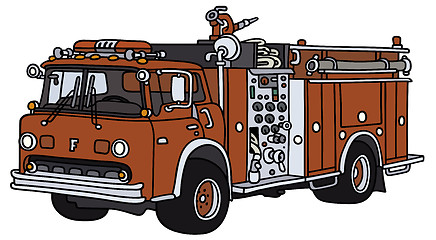 Image showing Old fire truck