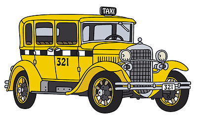 Image showing Vintage taxi