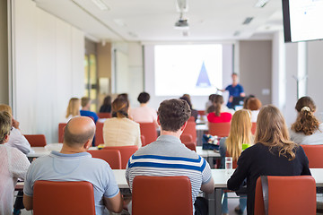 Image showing Lecture at university.