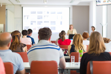 Image showing Lecture at university.