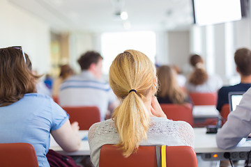 Image showing Lecture at university.