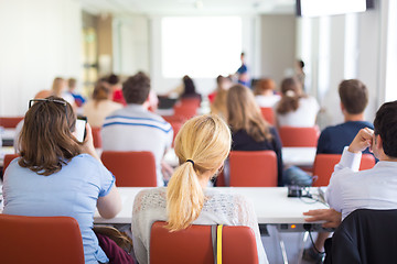 Image showing Lecture at university.