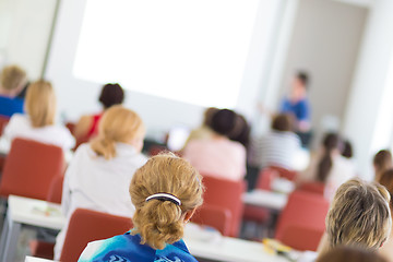 Image showing Lecture at university.