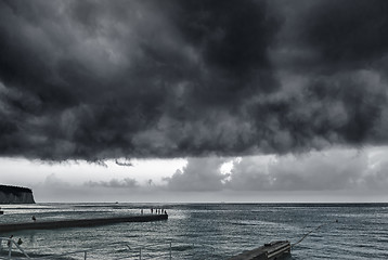 Image showing Storm over the sea