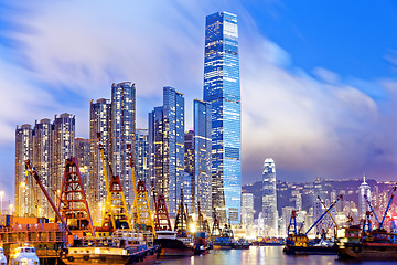 Image showing Hong Kong at night