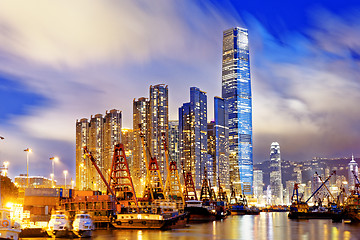 Image showing Hong Kong at night