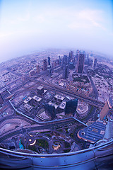 Image showing Dubai night skylin