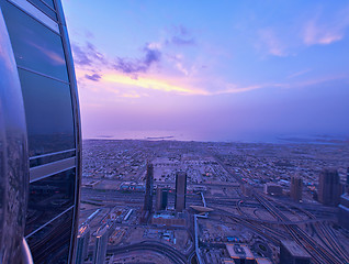 Image showing Dubai night skylin