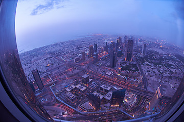 Image showing Dubai night skylin