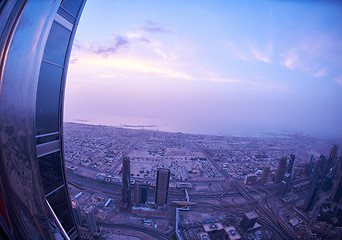 Image showing Dubai night skylin