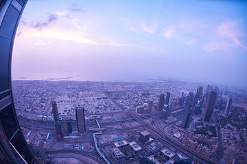 Image showing Dubai night skylin