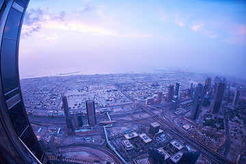 Image showing Dubai night skylin