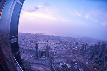 Image showing Dubai night skylin