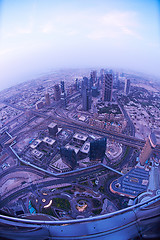 Image showing Dubai night skylin