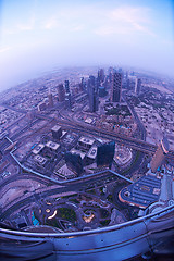 Image showing Dubai night skylin