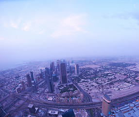 Image showing Dubai night skylin