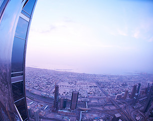 Image showing Dubai night skylin