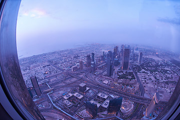 Image showing Dubai night skylin