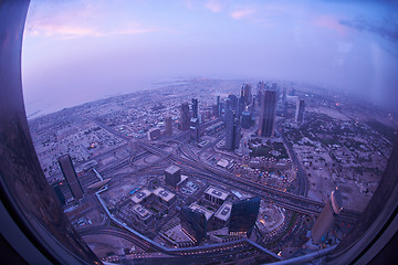 Image showing Dubai night skylin