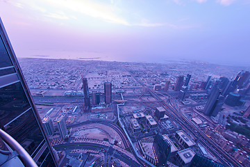 Image showing Dubai night skylin