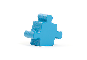 Image showing Large jigsaw puzzle piece