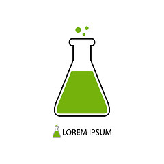 Image showing Flask as chemistry logo