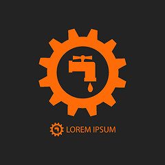 Image showing Orange plumbing logo