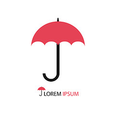 Image showing Pink umbrella as logo