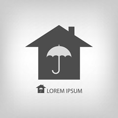 Image showing House with umbrella