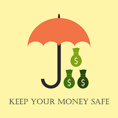 Image showing Keep your money safe