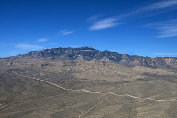 Image showing Aerial shot taken in Las Vegas