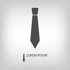 Image showing Grey tie as logo