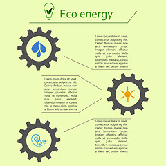 Image showing Renewable energy infographics