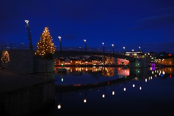 Image showing The Kaldnes bridge in Tonsberg