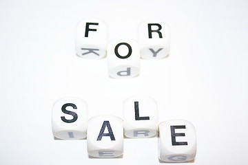 Image showing for-sale cubes