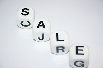 Image showing sale cubes