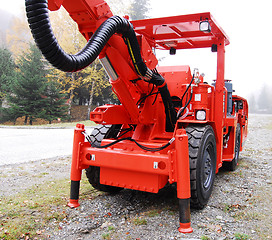 Image showing drilling machine cockpit