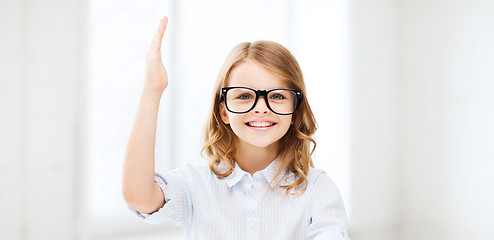 Image showing student girl studying at school