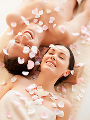 Image showing couple in spa