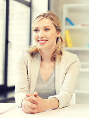 Image showing happy and smiling woman