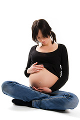 Image showing young pregnant woman