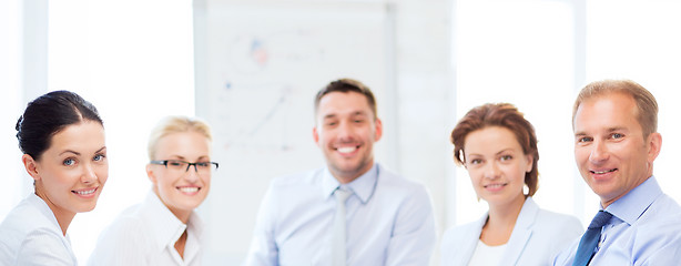 Image showing friendly business team in office