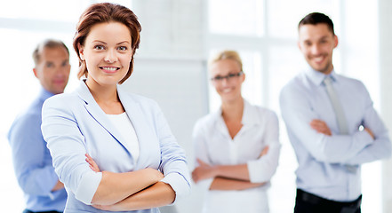 Image showing businesswoman in office