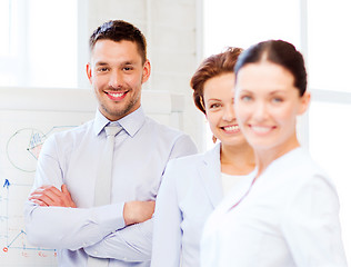 Image showing friendly business team in office