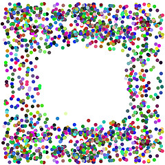 Image showing Confetti Frame