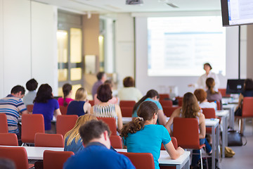 Image showing Lecture at university.