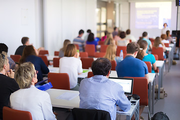 Image showing Lecture at university.