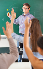 Image showing Teacher at university